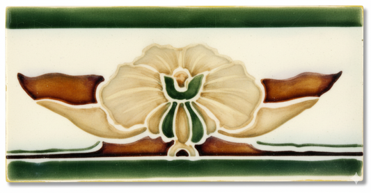 Yellow Flower, Green Border