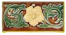 Yellow Flower on Brown Background