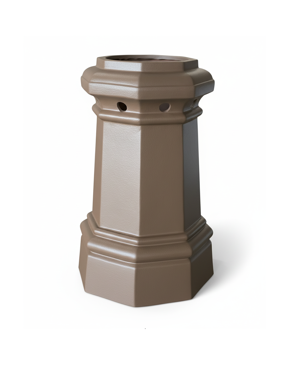 Octagonal Glazed Victorian Style Chimney Pot