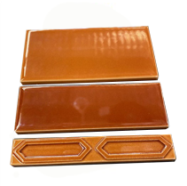 H & E Smith Victorian Brown glazed fireplace tile in Sydney