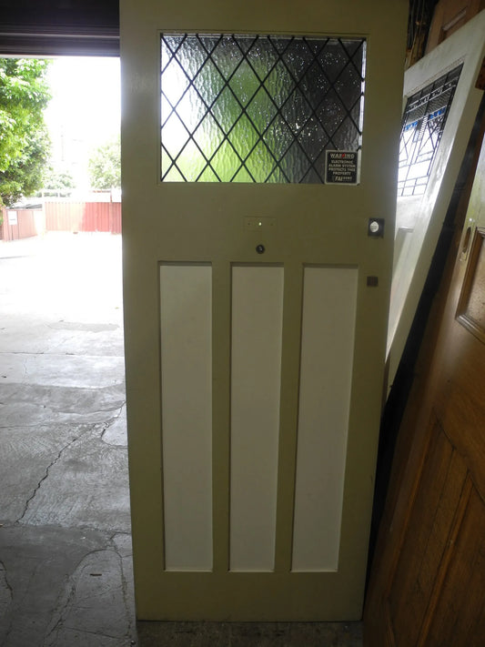 Faux Leadlight Front Door