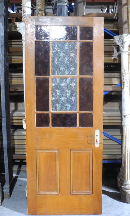Gallery Door with Flannel Flower Glass Door