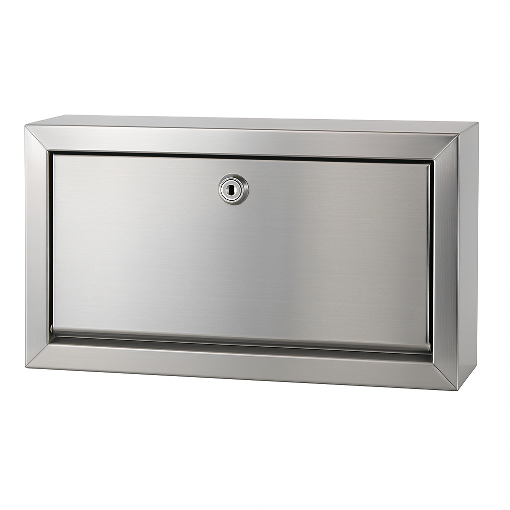 Stainless Steel Telescopic rear end opening letterbox