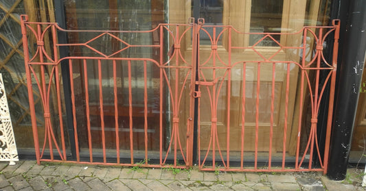 Pair Original Heavy Iron Driveway Gates