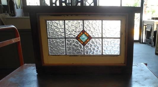 Fixed Hopper Style Leadlight Window