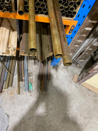 Hard Drawn Solid Brass Tube - For Curtains