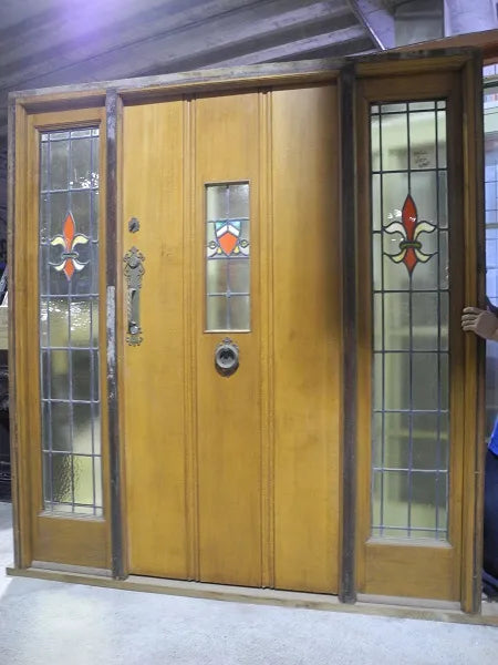 Arts and Crafts 1940s Entranceway Door
