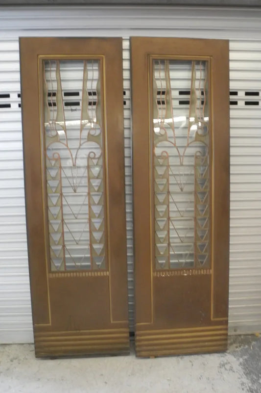 Art Deco Copper light Doors