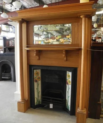 Queensland Maple Mantle, Striped and Polished