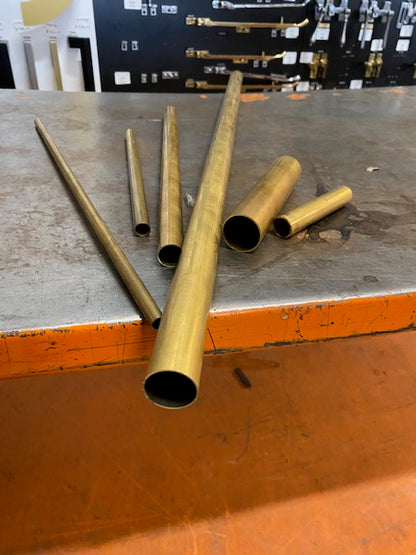 Hard Drawn Solid Brass Tube - For Curtains