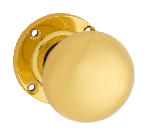 Victorian Knob - Round Rose Backplate