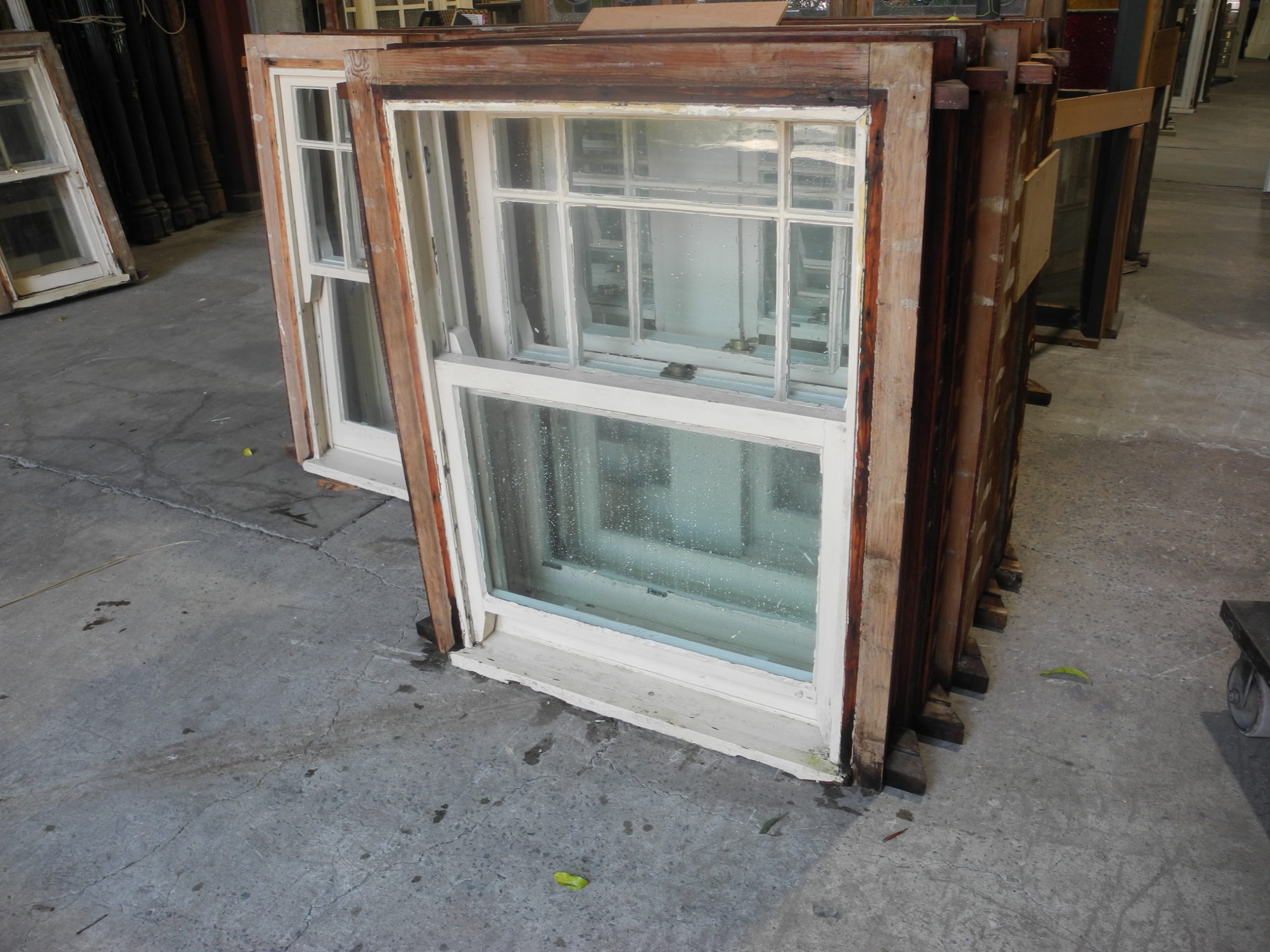 Pair Double Hung Edwardian 1920 s Windows 044 - Chippendale Restorations